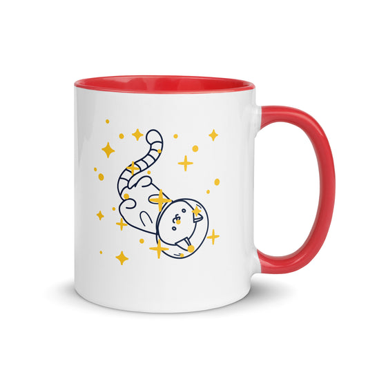 SPACE CAN GET MESSY | Mug with Color Inside